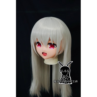 (RB334)Customize Full Head Quality Handmade Female/Girl Resin Japanese Anime Cartoon Character Kig Cosplay Kigurumi Mask